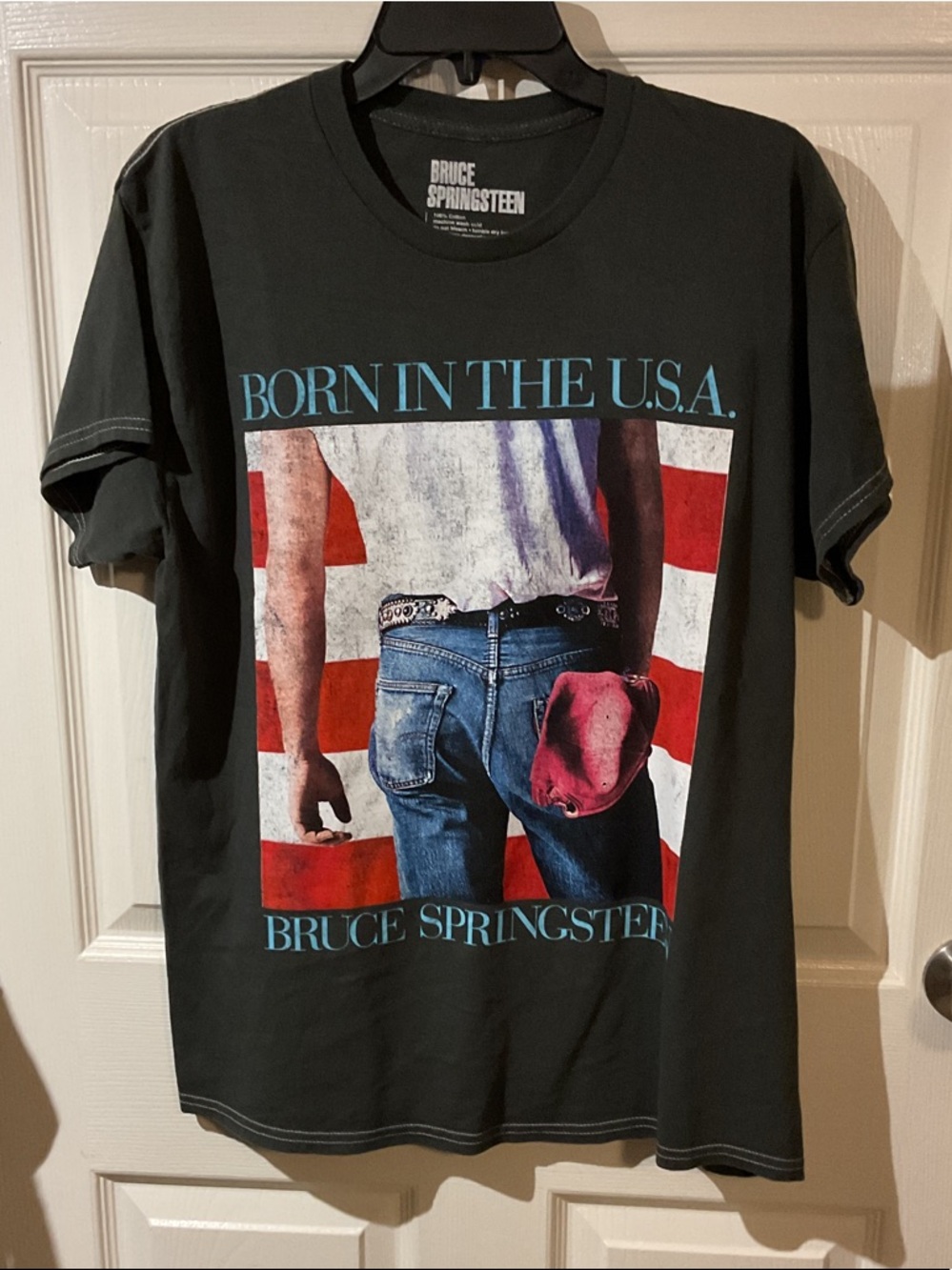 NWOT Bruce Springsteen Born in the U.S.A. Graphic Tee - Black